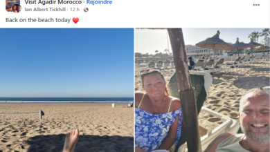 زوجان بريطانيان في أكادير
