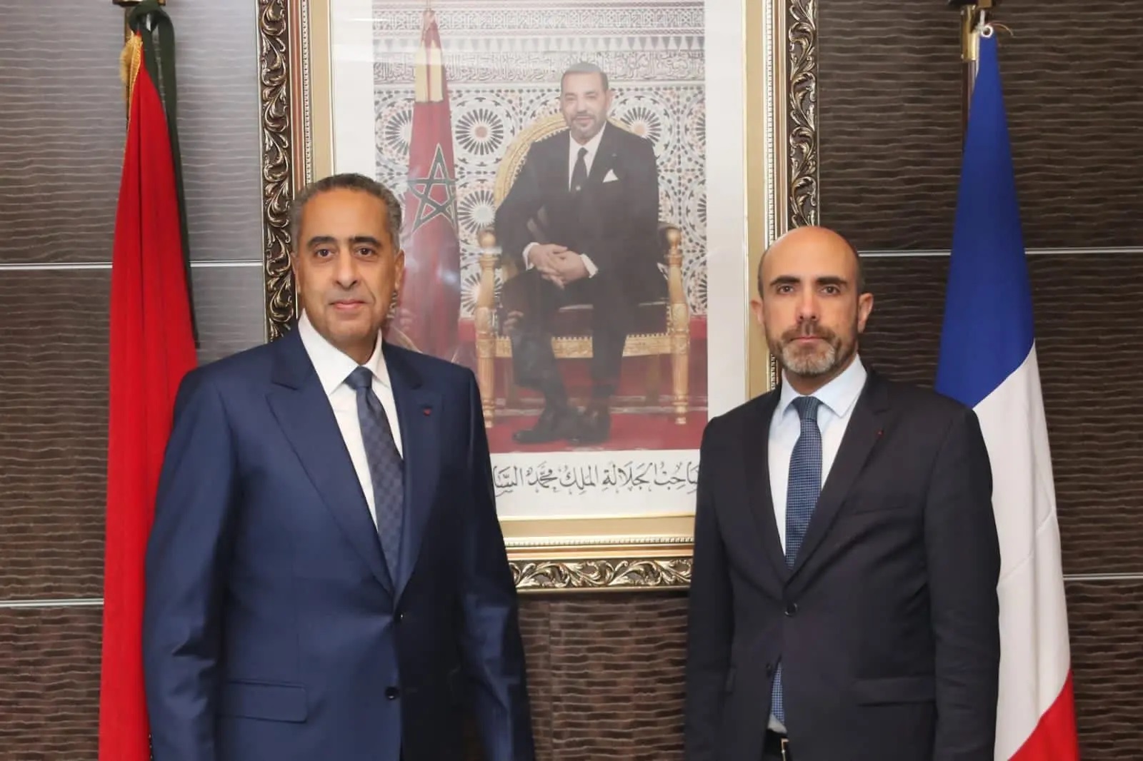 جلستي عمل تجمع السيد عبد اللطيف حموشي بالمدير العام للأمن الداخلي بالجمهورية الفرنسية 1 عبد اللطيف حموشي 10