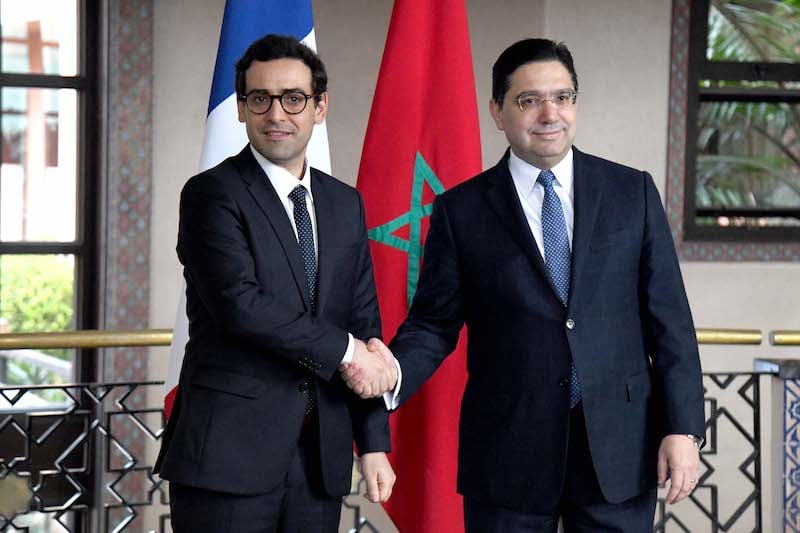 من قلب الرباط .. فرنسا تعلن دعمها لمخطط الحكم الذاتي بالصحراء وتقترح شراكة جديدة مع المغرب 1 Bourita Stephane Sejourne