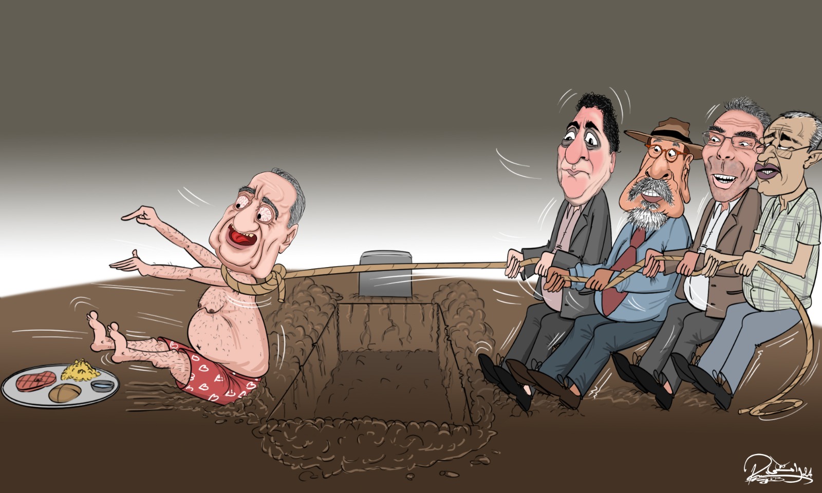 كاريكاتير |هكذا يسعى تُجّار البشر إلى إقبار محمد زيان وهذه دوافع إصرارهم على الكذب بشأن الإضراب المزعوم ! 1 محمد زيان