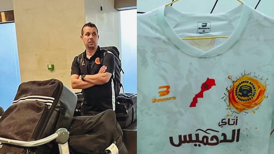 جزائر الاستفزازات لا تنقضي.. لن تلجوا بلدنا يا مغاربة لأن وطنكم يتوسط صدوركم!!! 1 بعثة نهضة بركان بمطار الجزائر العاصمة