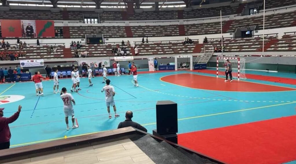 المنتخب الجزائري لكرة اليد ينسحب أمام المغرب بسبب عقدة خريطة المملكة 1 المغرب الجزائر