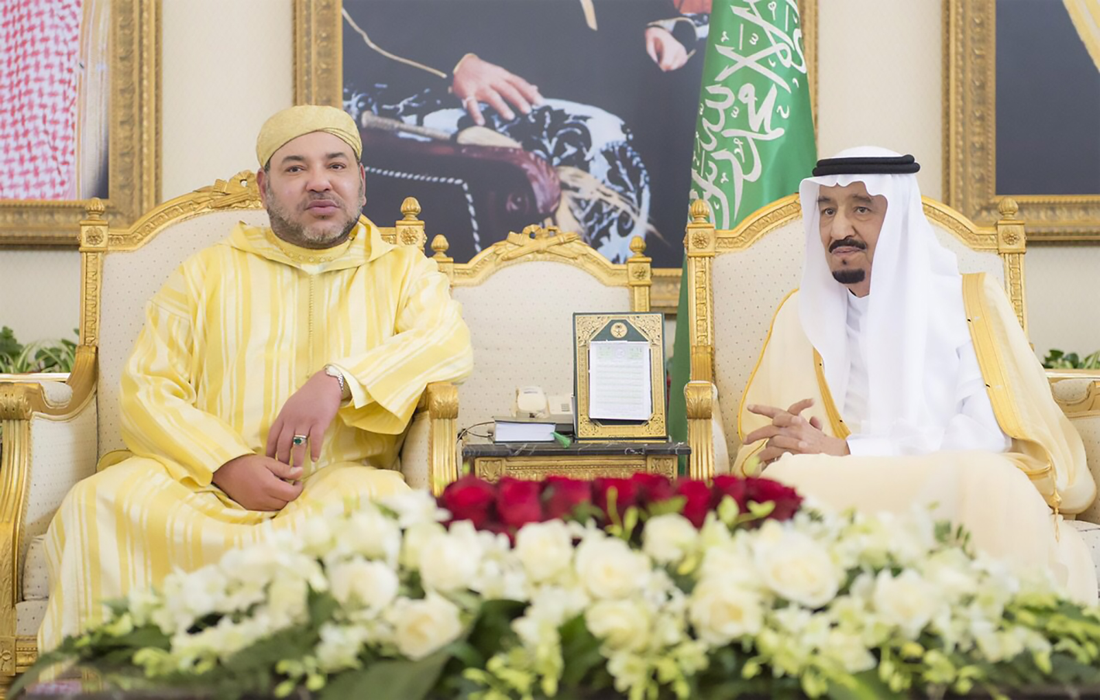 بمناسبة عيد الفطر.. الملك محمد السادس يتوصل ببرقية تهنئة من خادم الحرمين الشريفين 1 الملك سلمان بن عبد العزيز الملك محمد السادس