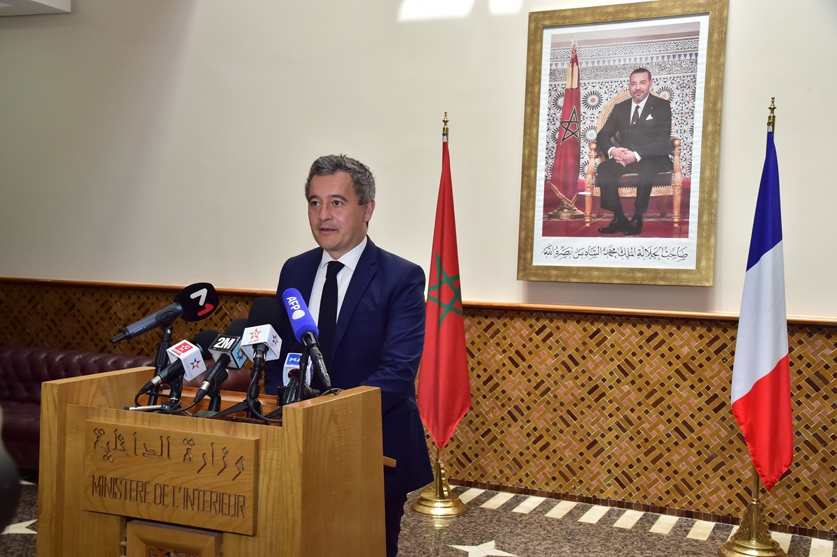 وزير الداخلية الفرنسي جيرالد دارمانان