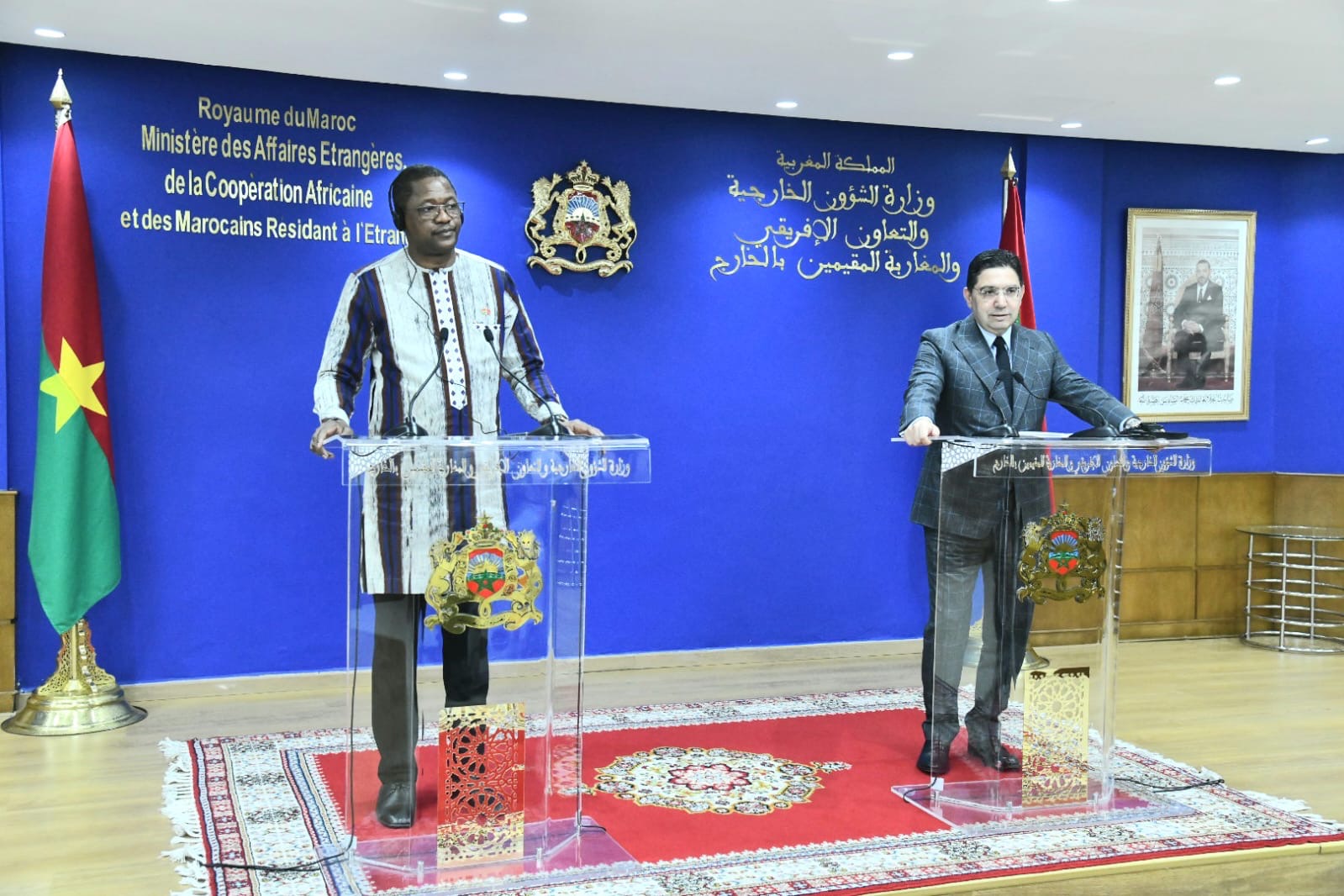 ناصر بوريطة: المغرب يعارض "منطق مقدمي الدروس وأولئك الذين يلجئون لابتزاز" بلدان الساحل 1 المغرب وبوركينا فاسو