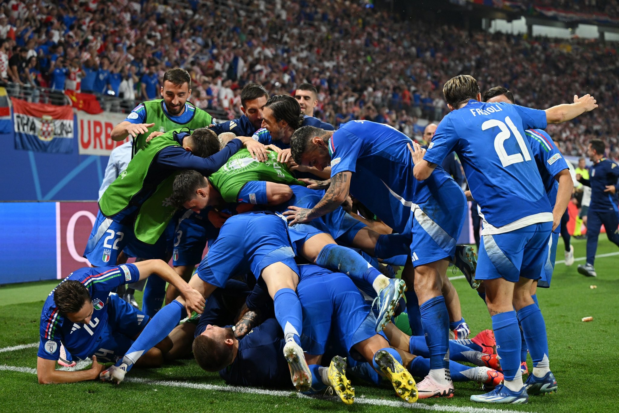 كأس أوروبا 2024.. المنتخب الإيطالي تخطف التعادل من كرواتيا وتعبر إلى ثمن النهائي 1 المنتخب الإيطالي