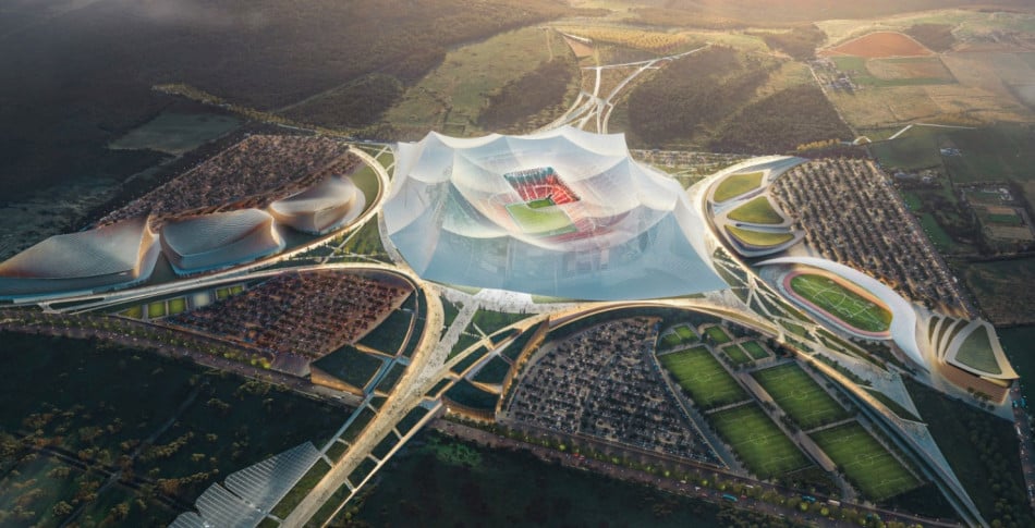 “ديلي ميل” تسلط الضوء على ملعب “الحسن الثاني” الجديد الأكبر في العالم 1 grand stade de casablanca