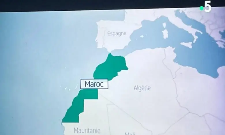 وسائل الإعلام الفرنسية العمومية تتبنى خريطة المغرب كاملة 1 france 5