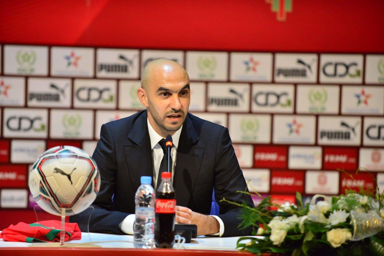 قبيل مباراته مع منتخب ليسوتو.. الناخب الوطني وليد الركراكي يعقد ندوة صحفية غدا الأحد بأكادير 1 Oualid Regragui 1