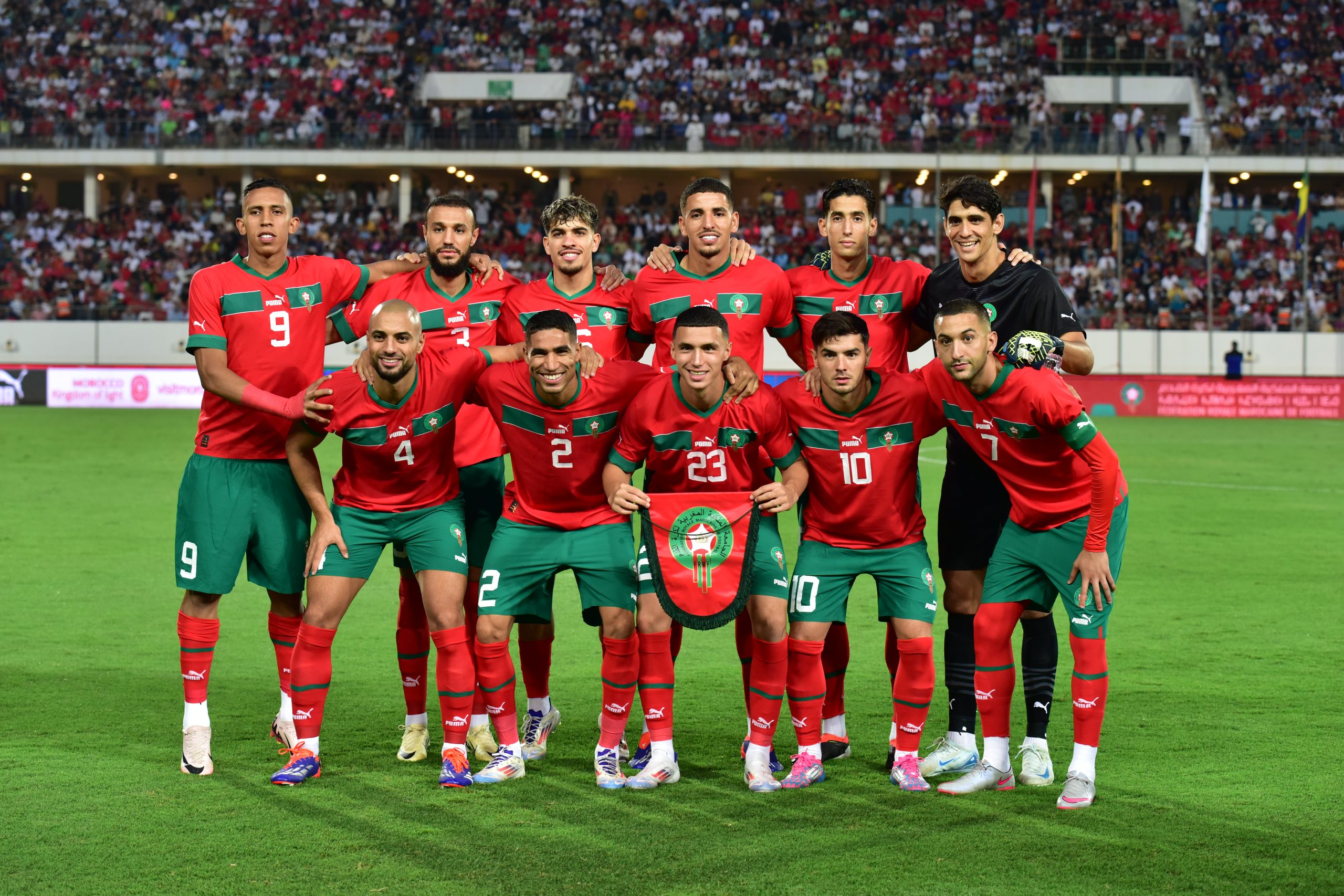 الجامعة الملكية المغربية لكرة القدم تعلن عن استضافة مباراتي المنتخب المغربي وإفريقيا الوسطى بملعب جديد 1 المنتخب المغربي