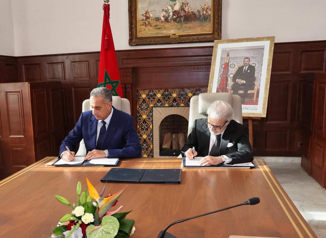 التوقيع على بروتوكول واتفاقية شراكة بين المديرية العامة للأمن الوطني وبنك المغرب 1 hamouchi jwahri 2