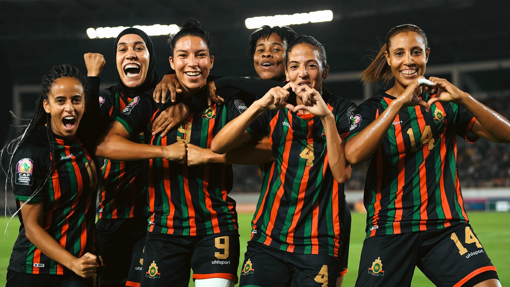 سيدات الجيش الملكي تسحقن تي بي مازيمبي الكونغولي بثلاثية في دوري الأبطال 1 FAR femmes