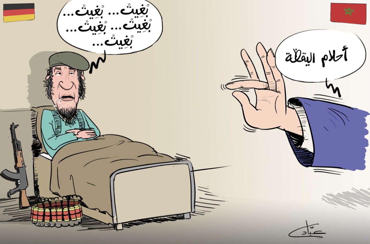 الإرهابي محمد حاجب و دعابة المطالب الثلاث (كاريكاتير) 1 محمد حاجب