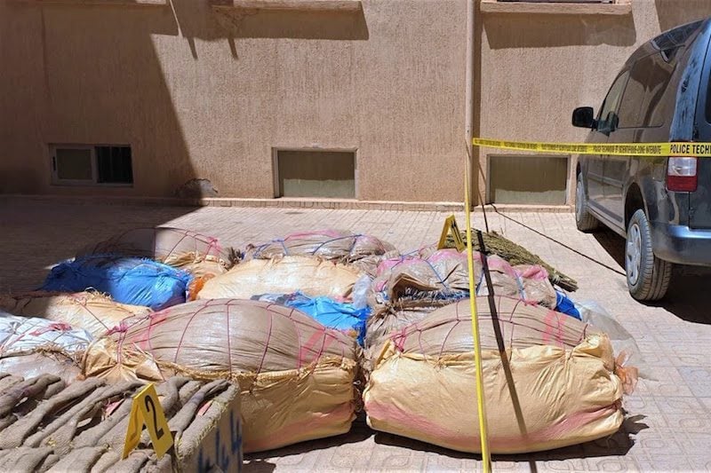 طنجة.. الدرك الملكي يحجز كميات كبيرة من القنب الهندي 1 القنب الهندي