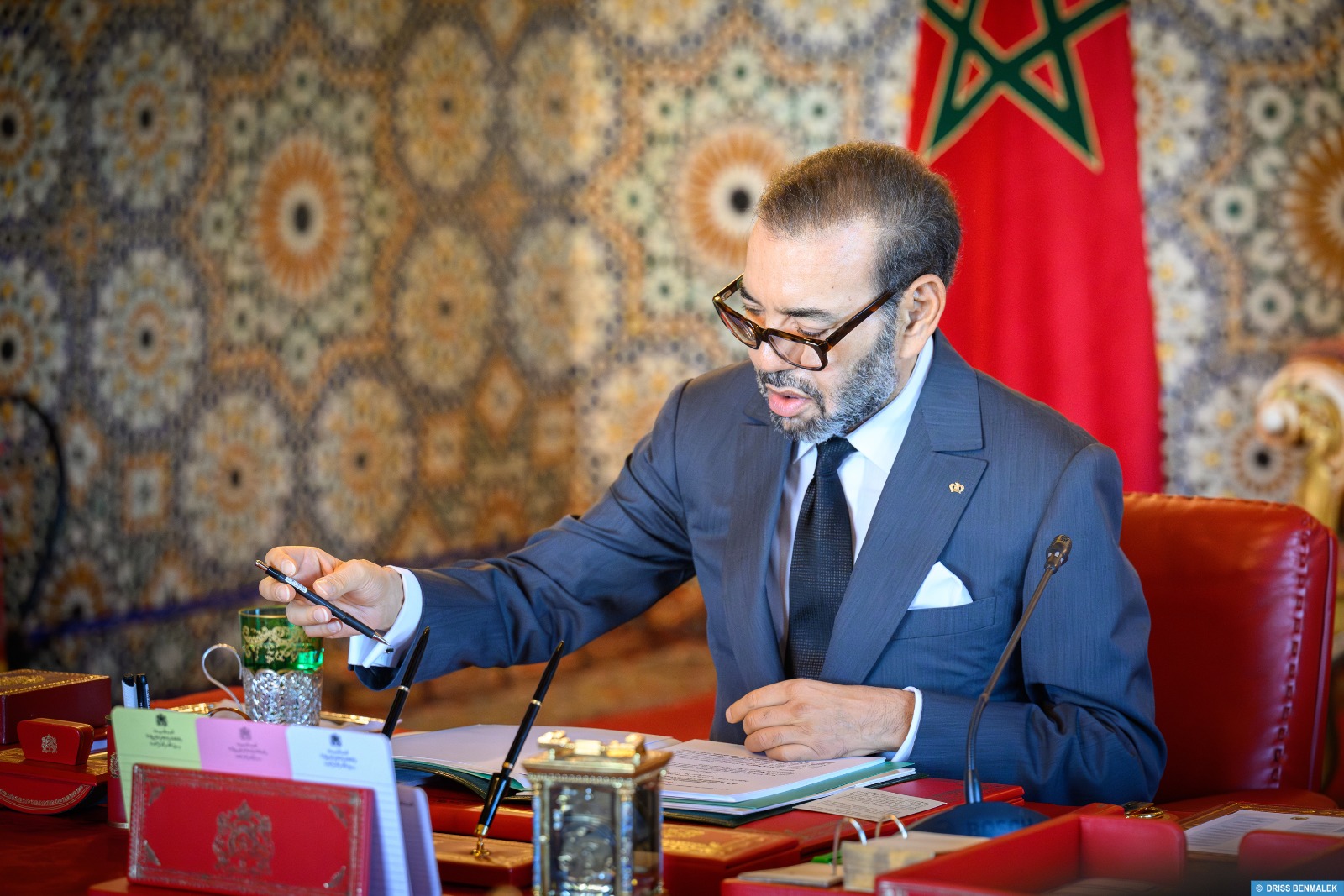 الملك محمد السادس يترأس مجلسا وزاريا بالقصر الملكي بالرباط 1 الملك محمد السادس