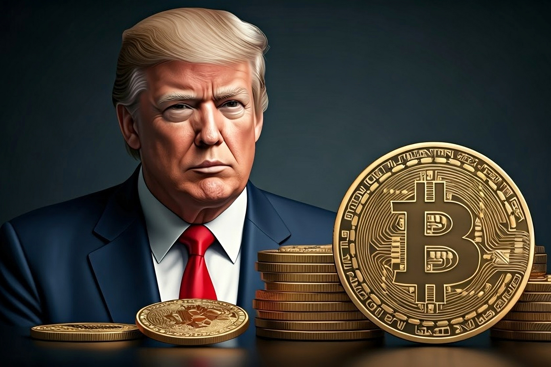 دونالد ترامب يلج عالم العملات المشفرة والبتكوين الأكثر إقبالا في 2025 1 trump bitcoine