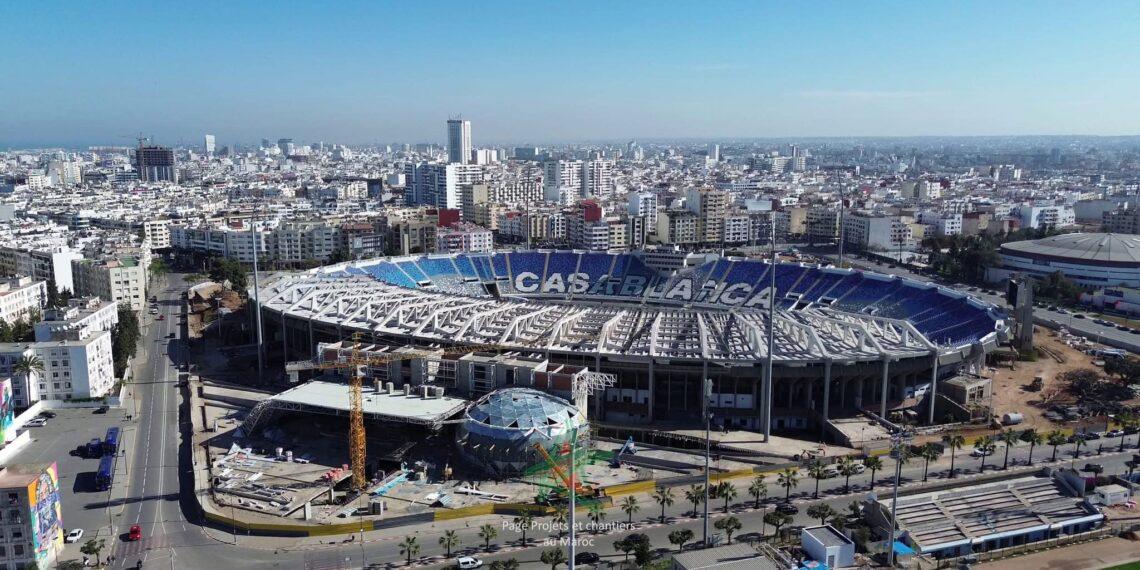 قبل الديربي.. لجنة الكاف تراقب ملعب دونور 1 Stade Dhonneur Mohamed V 1140x570 1