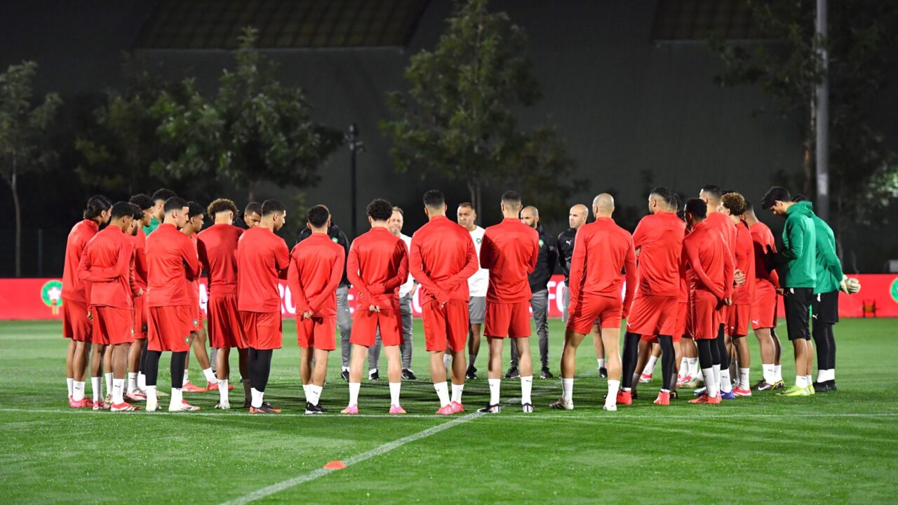 المنتخب الوطني المغربي يجري ثاني حصة تدريبية استعدادا لمباراتي النيجر وتنزانيا 1 equipe national