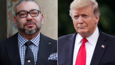 الملك محمد السادس ودونالد ترامب