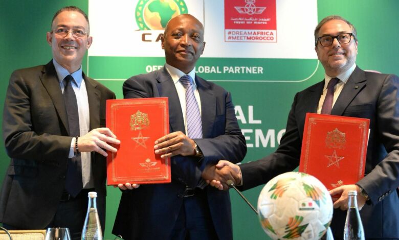 الخطوط الملكية المغربية تصبح الناقل الرسمي العالمي لأبرز بطولات الكاف 1 caf ram