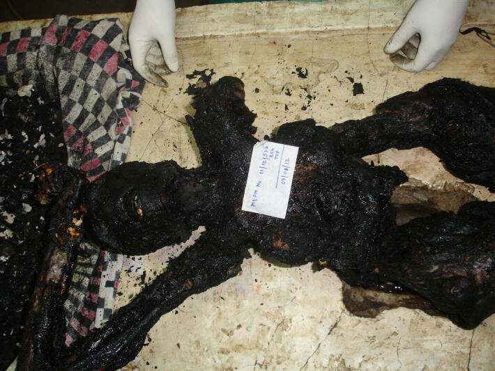 العثور على جثة متفحمة يستنفر السلطات بإقليم الرحامنة 1 جثة متفحمة