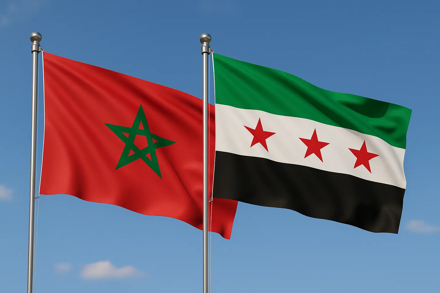الحزب السوري الحر يطالب القيادة الجديدة بتصنيف البوليساريو تنظيما إرهابيا 1 maroc syrie
