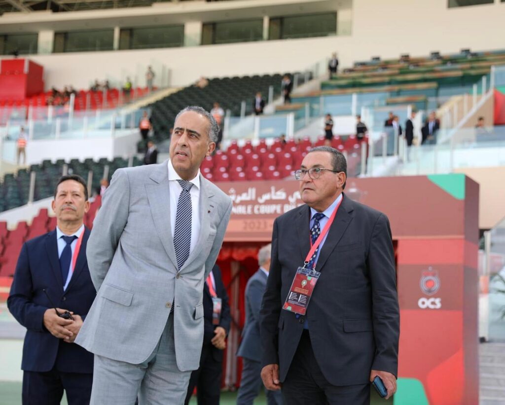 حموشي يطلع على التدابير الأمنية الخاصة بنهائي كأس العرش 4 حموشي 4