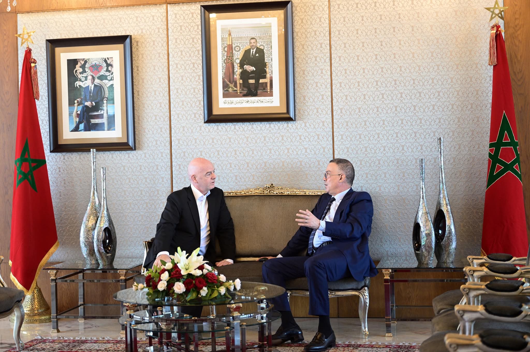 رئيس الفيفا جياني إنفانتينو: المغرب أصبح أحد المراكز العالمية لكرة القدم 1 gianni infantino morocco 1