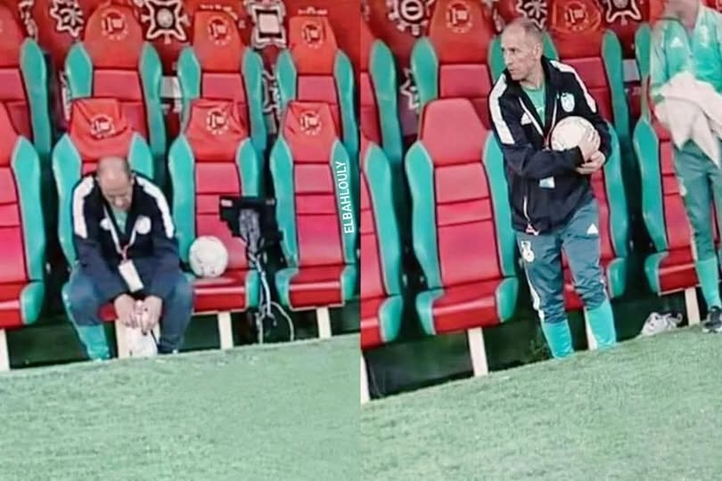 كاميرا مراقبة تفضح سرقة كرة كأس إفريقيا الرسمية من طرف طاقم منتخب الجزائر (فيديو) كاميرا مراقبة تفضح سرقة كرة كأس إفريقيا الرسمية من طرف طاقم منتخب الجزائر (فيديو)