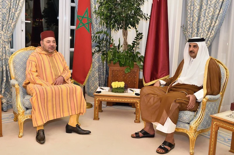 الملك محمد السادس الشيخ تميم