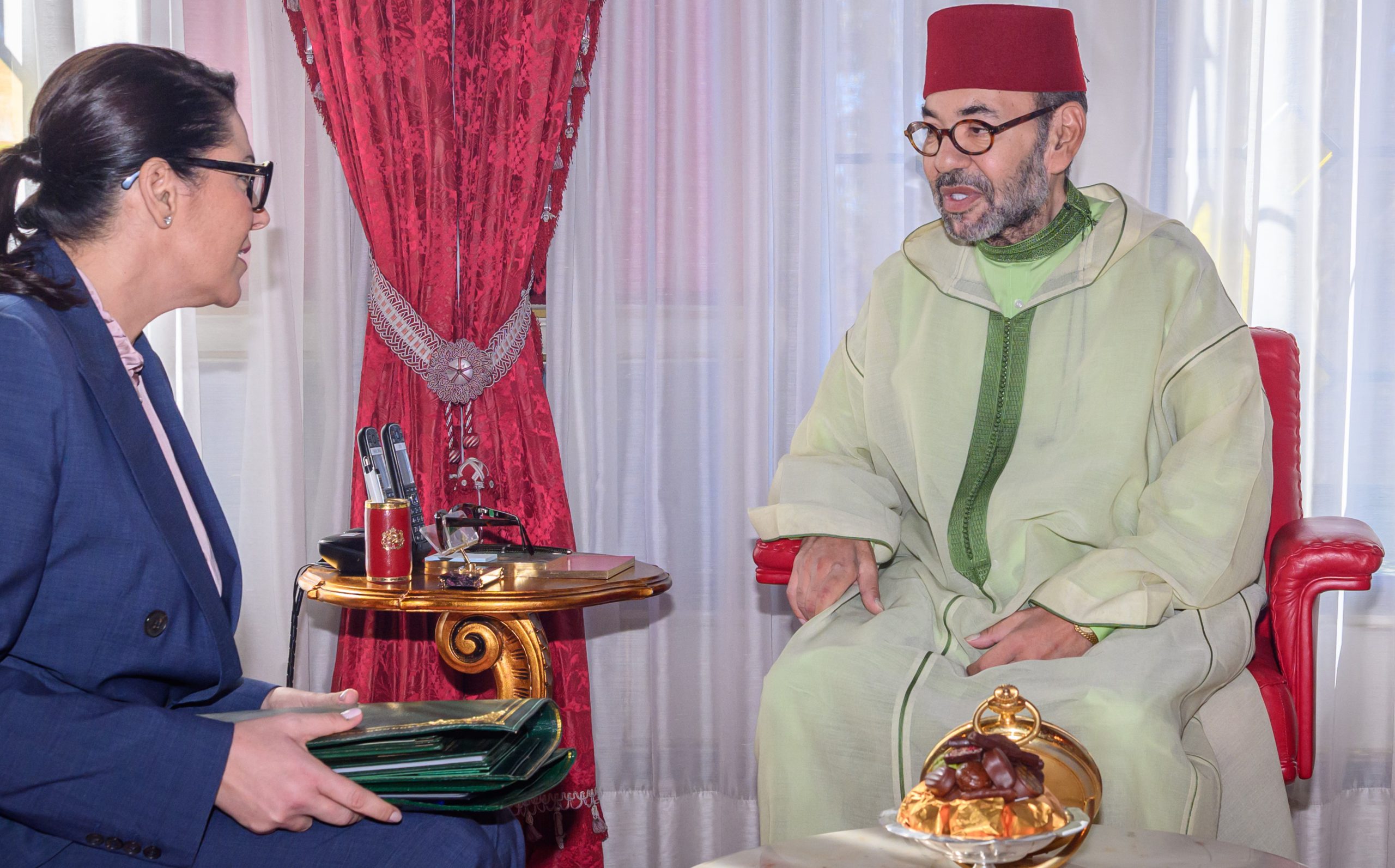 الملك محمد السادس فاطمة الزهراء المنصوري