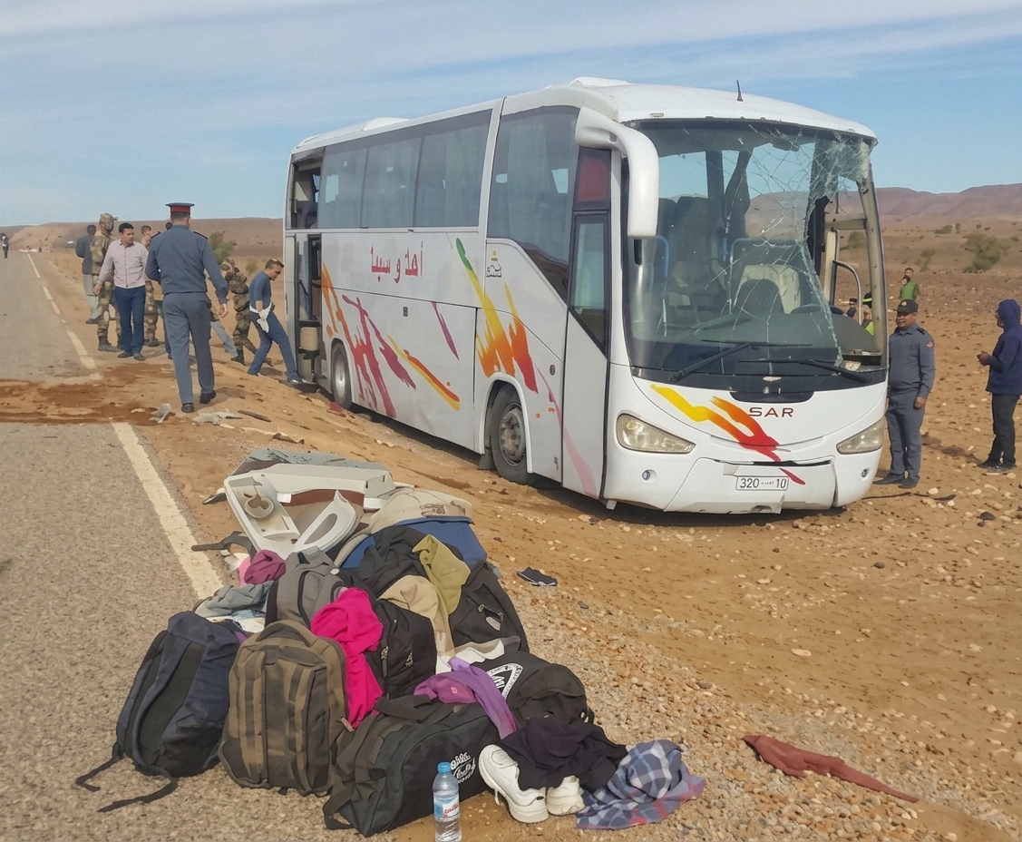 انقلاب حافلة زاكورة